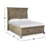 Tinley Park King Panel Bed with Storage (B4646-53R/B4646-63F/B4646-64H) image 3