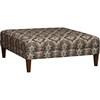 Fabric Ottoman (9231F51 Table Ottoman - Parcas Tealbay) image 1