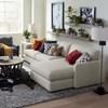 Allure Fabric Sectional (Allure 2611-RCSECT Right Chaise Sectional - Grey) image 4