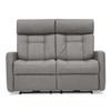 West Coast II Power Reclining Leather Loveseat (42204-63-MYSTIC-IRON) image 1