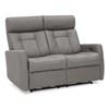 West Coast II Power Reclining Leather Loveseat (42204-63-MYSTIC-IRON) image 2