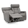 West Coast II Power Reclining Leather Loveseat (42204-63-MYSTIC-IRON) image 3