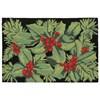 Frontporch 2419/48 Rug - Hollyberries Black image 1