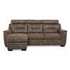 Denmark Fabric 2 pc Sectional (77224-16/77224-08-PALACE-SILT) image 1