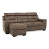Denmark Fabric 2 pc Sectional (77224-16/77224-08-PALACE-SILT) image 2