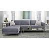 Fabric 2 pc Sectional (2795-06/2795-09-RICO-GREY) image 2