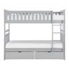 Orion B2063-1*T Twin/Twin Bunk Bed with Storage Boxes image 1
