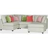 Fabric 5 pc Sectional (1561F70/1561F70/1516F41/1516F41/1516F55-Twine and Twig Garden) image 1