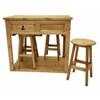 VSERU-LT-MES33 Kitchen Island with 4 Stools image 1