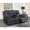 Isabella Reclining Leather Look Loveseat with Console (IS850CLG) image 1