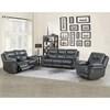 Isabella Reclining Leather Look Loveseat with Console (IS850CLG) image 2