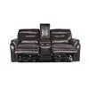 Fortuna Power Reclining Leather Loveseat with Console (FT850LC) image 3
