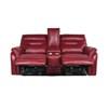 Fortuna Power Reclining Leather Loveseat with Console (FT850LW) image 2