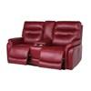 Fortuna Power Reclining Leather Loveseat with Console (FT850LW) image 3