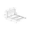 Queen Upholstered Platform Bed (I 5985Q) image 5