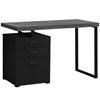 I 7411 Computer Desk - Black/Grey image 1