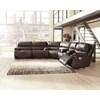 Ricmen Power Reclining Lether Match Sofa (U4370147) image 11