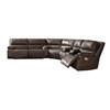 Ricmen Power Reclining Leather Match 3 pc Sectional (U4370147/U4370171/U4370118) image 1