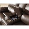 Ricmen Power Reclining Leather Match 3 pc Sectional (U4370147/U4370171/U4370118) image 5