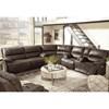 Ricmen Power Reclining Leather Match 3 pc Sectional (U4370147/U4370171/U4370118) image 6