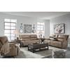 Ricmen Power Reclining Leather Match Loveseat with Console (U4370218) image 11