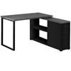 I 7433 Computer Desk - Black/Grey image 1