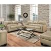 Phygia Stationary Leather Match Sofa (55760) image 2