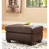 Morelos Leather Match Ottoman (3450214) image 5
