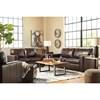 Morelos Leather Match Ottoman (3450214) image 7