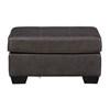 Morelos Leather Match Ottoman (3450314) image 2