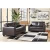 Morelos Stationary Leather Match Loveseat (3450335) image 6