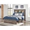 Drystan B211B44 Full Bookcase Bed with 2 Storage Drawers image 2