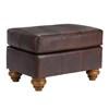 Leather Ottoman (F64DPLU-715-08) image 1
