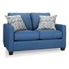 Causeuse fixe en tissu (2855) image 1