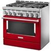36-inch Freestanding Gas Range with Even-Heat™ True Convection (KFGC506JPA) image 4