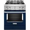 30-inch Freestanding Gas Range with Even-Heat™ True Convection (KFGC500JIB) image 1
