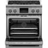 Cuisinière biénergie amovible de 30 po avec 4 brûleurs (RDV3-304-N) image 2
