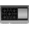 Cuisinière biénergie amovible de 48 po avec plaque chauffante (RDV3-485GD-L) image 3
