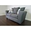 Stationary Fabric Loveseat (100-Grey) image 1