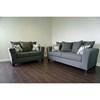 Stationary Fabric Loveseat (100-Grey) image 2
