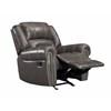 Lexington Leather Recliner (Lexington Recliner - Gray) image 1