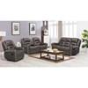 Lexington Leather Recliner (Lexington Recliner - Gray) image 2