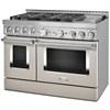 48-inch Freestanding Gas Range with Even-Heat™ True Convection (KFGC558JMH) image 2