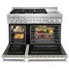 48-inch Freestanding Gas Range with Even-Heat™ True Convection (KFGC558JMH) image 4