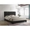 Twin Upholstered Bed (HH2020 Twin Bed - Black) image 2