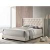 King Upholstered Bed (HH720 King Bed - Sand) image 1