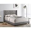 Queen Upholstered Bed (HH700 Queen Bed - Gray) image 1