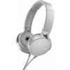 On-Ear Headphones with Built-in Microphone (MDRXB550AP/W) image 1