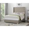 Queen Upholstered Platform Bed (HH400 Queen Bed - Gray) image 1
