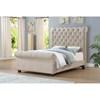 Queen Upholstered Sleigh Bed (HH262 Queen Bed - Sand) image 1